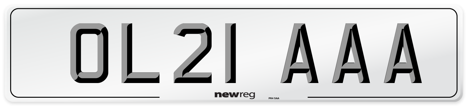 OL21 AAA Number Plate from New Reg